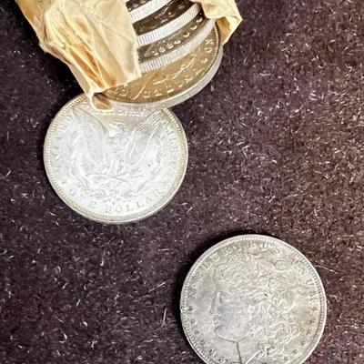 20- Morgan Silver Dollars 1884 Roll 90% Silver Un-Circulated???