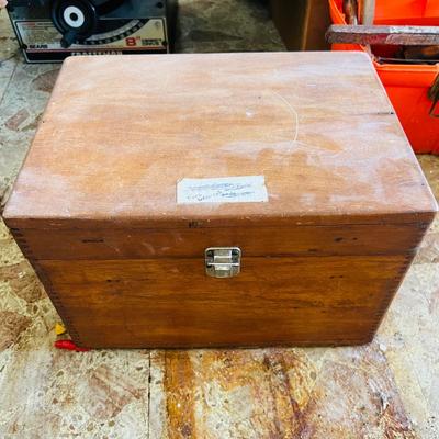 Vintage Tool Tool Box with Ford Wrenches (G-JM)