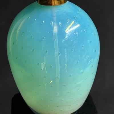 Stunning Vintage Italy IRICE Blown Glass Perfume Bottle