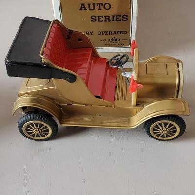 Battery operated metal car