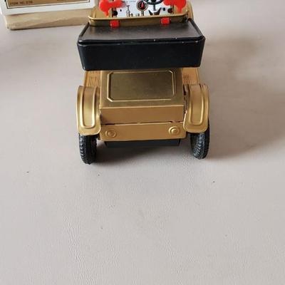 Battery operated metal car