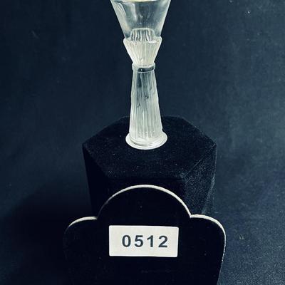 1937 Vintage Art Deco LALIQUE Impromptu Perfume bottle etched and clear glass
