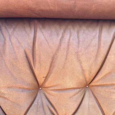 MCM 1970's Swedish Leather Lounge Chair Ottoman Ake Fribytter for Nelo Kroken