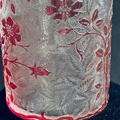 French BACCARAT (attrib.) Cameo Glass Scent Perfume Bottle