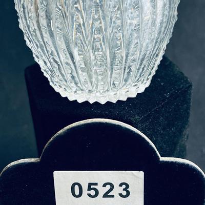 Beautiful Antique Cut Glass Perfume Scent Bottle with Stopper