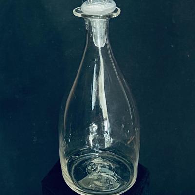 Amazing Early 1800s or late 1700s Primitive Glass Bottle - Cologne Perfume