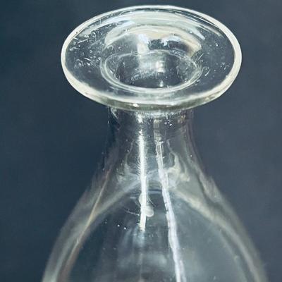 Amazing Early 1800s or late 1700s Primitive Glass Bottle - Cologne Perfume