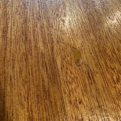 Paul Frankl Restored "Half-Round" Side Rattan Mahogany TopÂ Coffee Table Pair