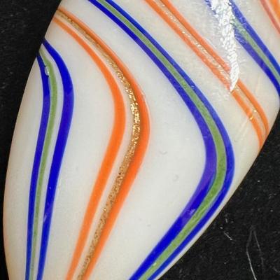 Small Exquisite Italian Murano Blown Glass Perfume Bottle