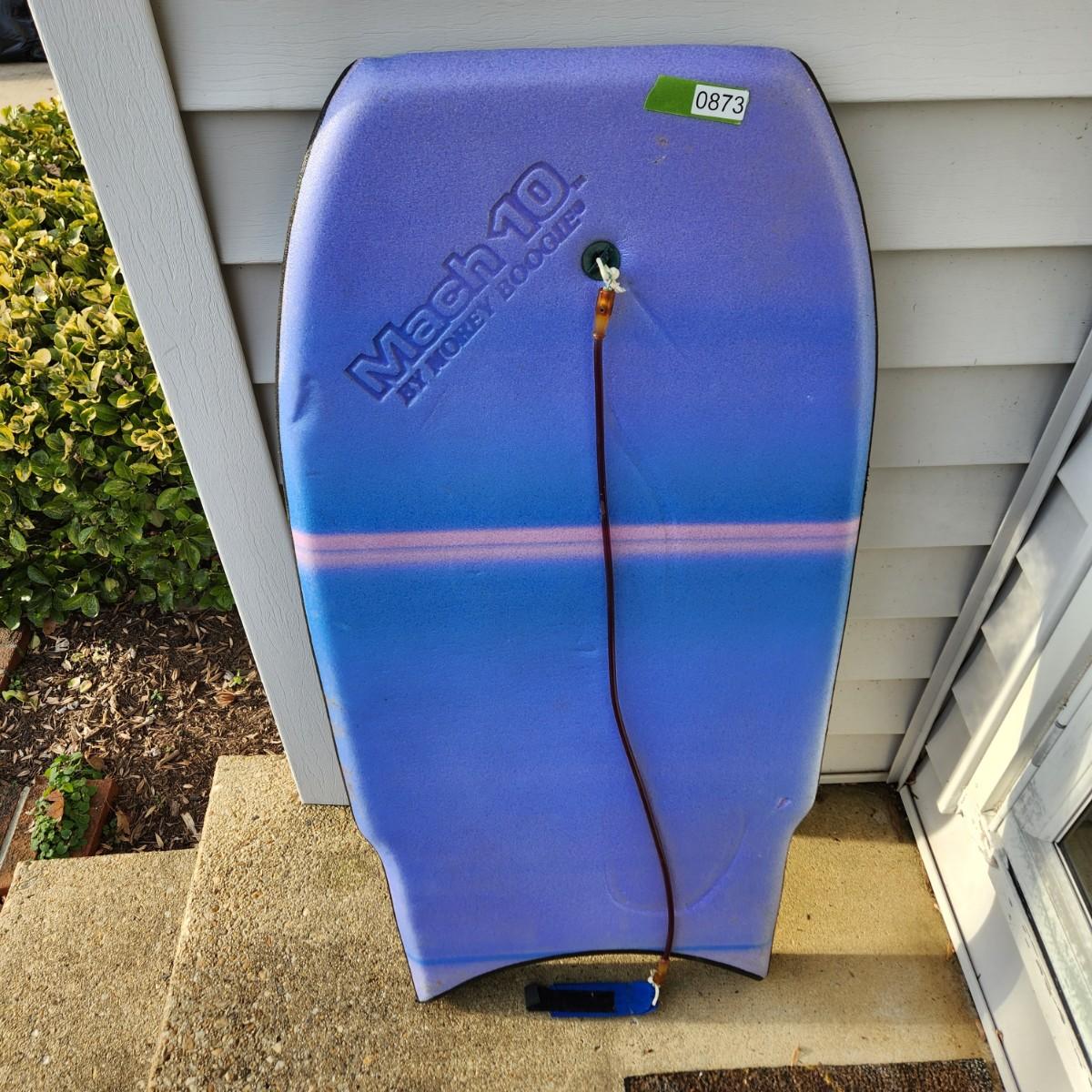 Vintage 80's Mach 10 Morey Boogie Board lot873