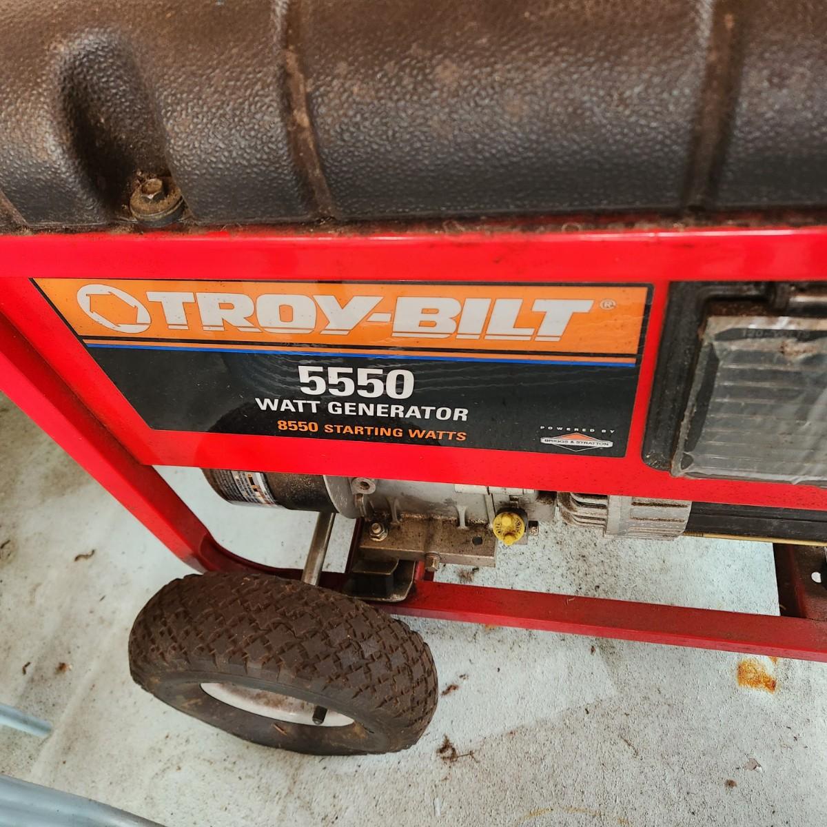 Troy Bilt 5500 watt Generator lot 891 | EstateSales.org