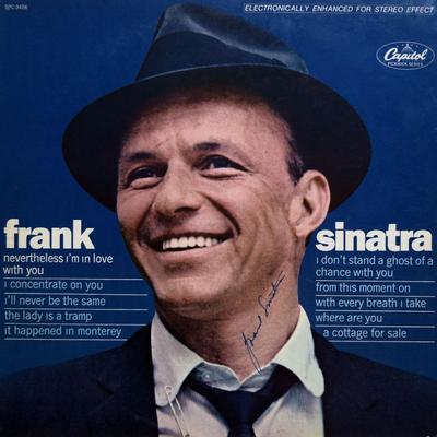 Frank Sinatra signed Days Of Wine And Roses album