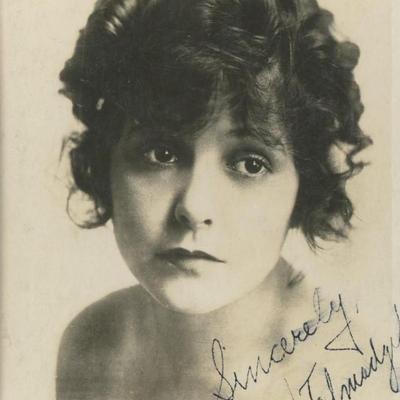 Norma Talmadge signed photo