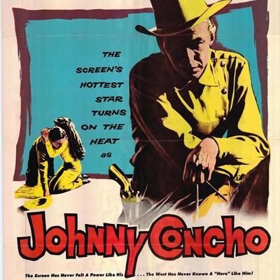 Johnny Concho Original 1956 Vintage One Sheet Poster