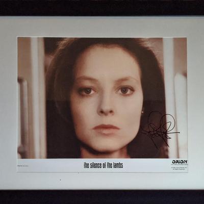 The Silence of the Lambs Jodie Foster Signed 1989 Lobby Card