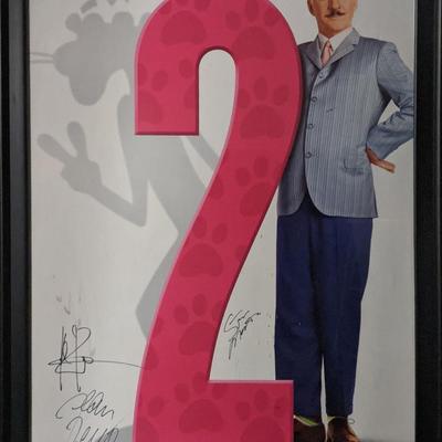 The Pink Panther 2 cast signed movie poster