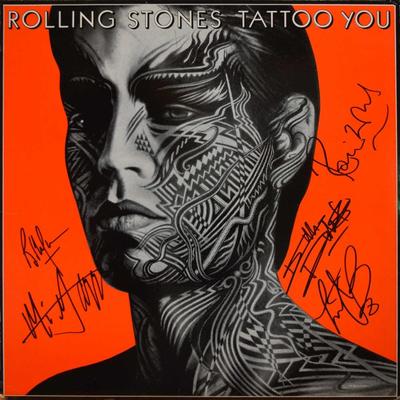 The Rolling Stones signed Tattoo You album