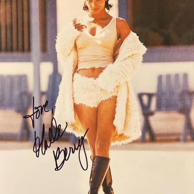 Halle Berry signed photo