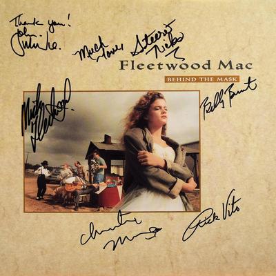 Fleetwood Mac Behind The Mask signed album