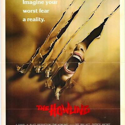 The Howling Original 1980 Advance Teaser One Sheet Poster 