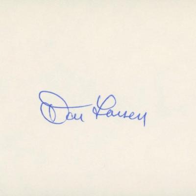 Don Larsen original signature