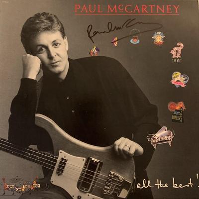 Paul McCartney All The Best signed album