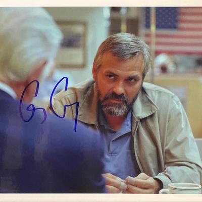 George Clooney Signed Photo