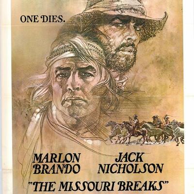 The Missouri Breaks Original 1976 Vintage Advance One Sheet Poster