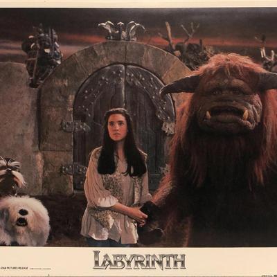 David Bowie Labyrinth Original 1986 Vintage Lobby Card