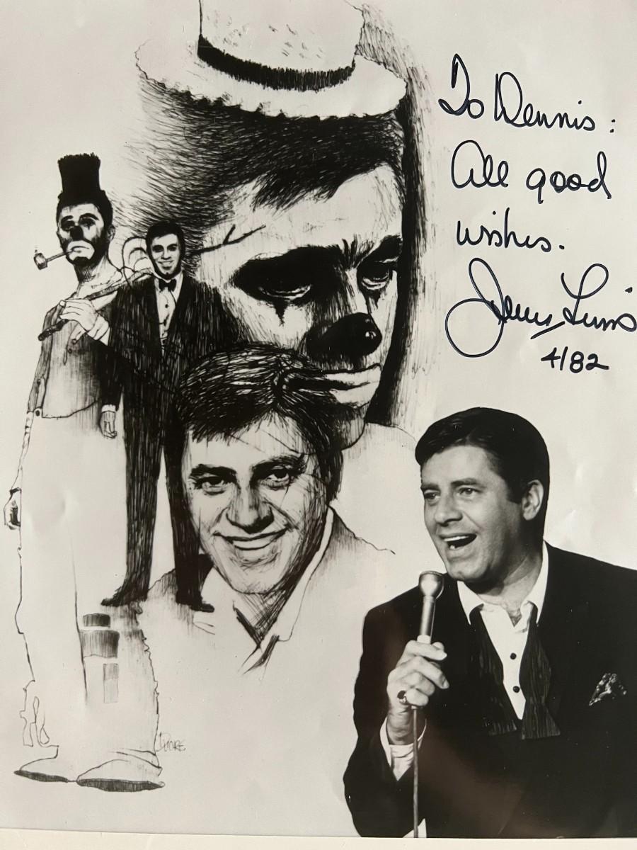 JERRY LEWIS signed autographed photo COA Hologram main image 1