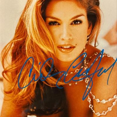 Cindy Crawford Signed Photo