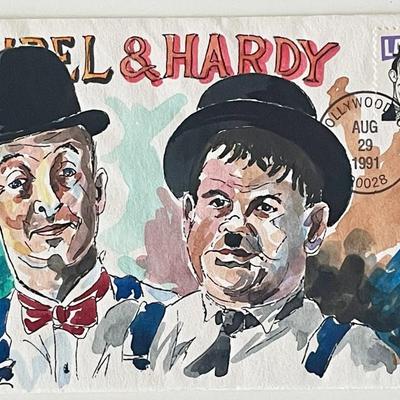 Laurel & Hardy first day cover