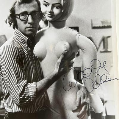 Woody Allen signed photo. GFA authenticated