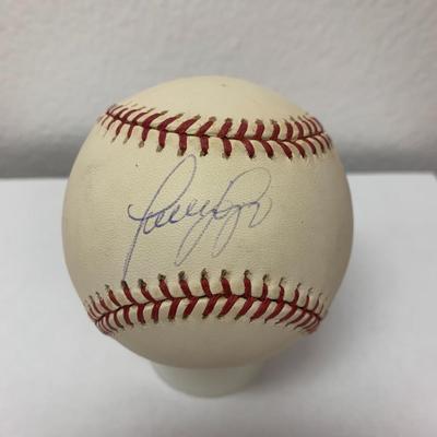 Luis Sojo signed baseball
