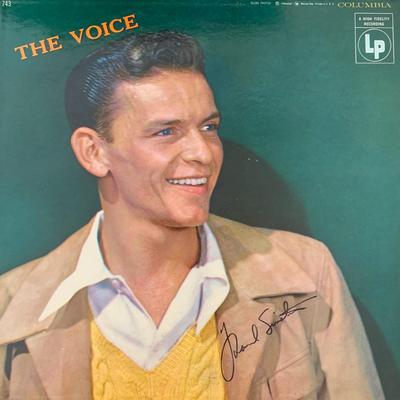 Frank Sinatra The Voice Signed Album