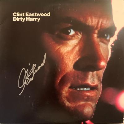 Clint Eastwood Dirty Harry signed Laser disc