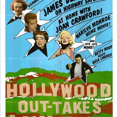 Hollywood Out-Takes and Rare Footage Original 1983 Vintage One Sheet Poster