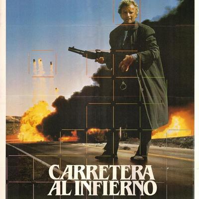 Carretera al Infierno (The Hitcher) Original 1986 Vintage Spanish One Sheet Poster