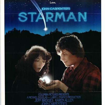 Starman original 1984 vintage one sheet poster