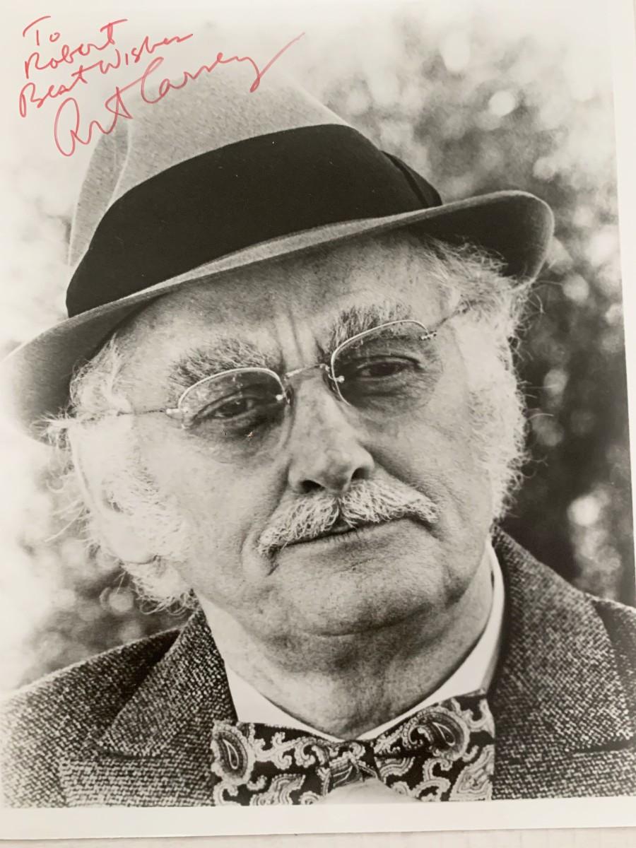 Art Carney signed photo | EstateSales.org