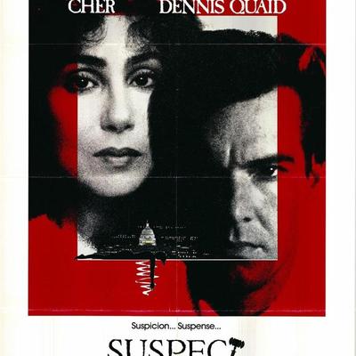 Suspect original 1987 vintage one sheet movie poster