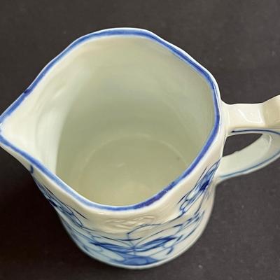 Antique Blue Onion German Cream Pitcher - Sweet Lovely Piece
