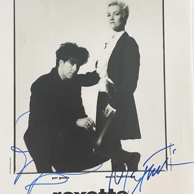 Roxette signed photo
