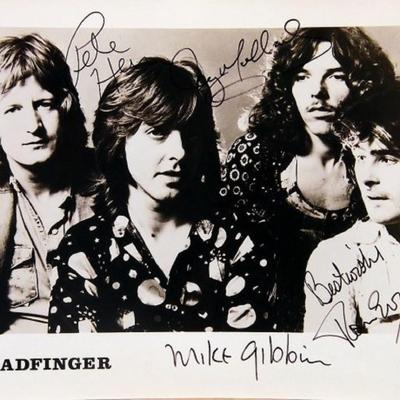Badfinger signed photo