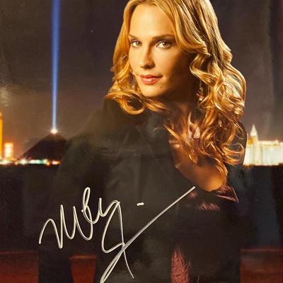 Molly Sims signed photo