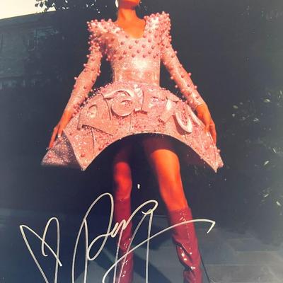 Paris Hilton signed photo