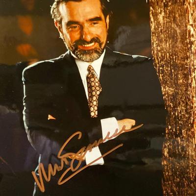 Martin Scorsese signed photo