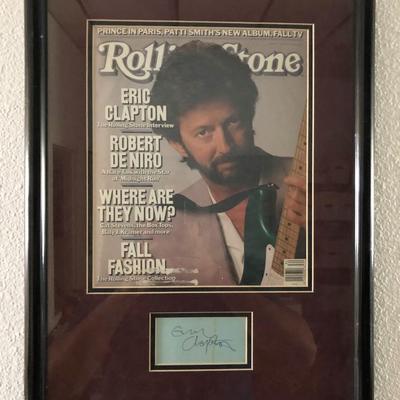 Eric Clapton original signature