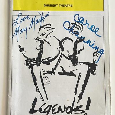 Legends Playbill signed pamphlet