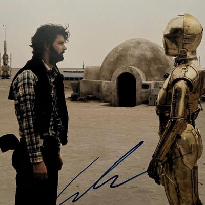 Star Wars George Lucas signed photo